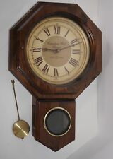Vintage Canadian Club Whisky Pendulum (D-Battery) Powered Clock 22” NOT WORKING picture