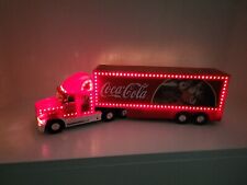 Vintage 1998 Coca-Cola Battery Operated Holiday 18 Wheeler  Semi Truck Lighted picture