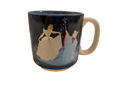 Disney Cinderella Authentic Original Blue 12 oz. Coffee Mug picture