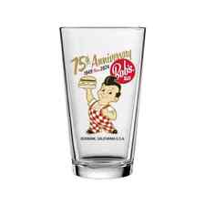 Bob's Big Boy Restaurant 75th Anniversary Pint Glass - NEW picture