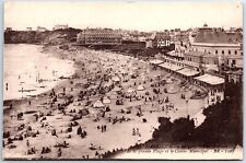 VINTAGE POSTCARD THE MUNICIPAL CASINO & BATHING FACILITIES BIARRITZ FRANCE 1910s picture