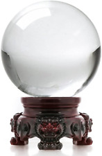 Bola De Cristal Con Soporte Decorativa Mistico Adivinacion Feng Shui Energia picture