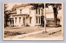 LJ Butts House on West Street NEW BERLIN New York RPPC Antique Photo 1907 picture