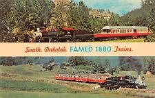Oblivion Hill City SD Train Railroad Klondike Casey General Custer Postcard V1 picture