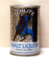 SCHLITZ Malt Liquor 1973 8 oz. S/S beer can picture