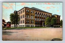 Kansas City MO-Missouri, Manual Training School, Antique, Vintage c1908 Postcard picture