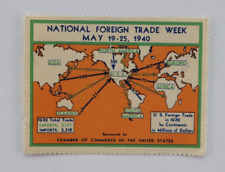 National Foreign Trade Week  Chamber of Commerce May 19-25, 1940 AD Stamp picture