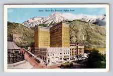 Ogden UT-Utah, Hotel Ben Lomond, Advertising, Antique, Vintage Souvenir Postcard picture