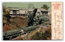 c1910s, Panama Postcard-  STEAM SHOVEL AT WORK picture