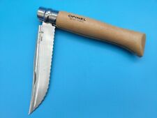 Opinel Knife No. 12 Serrated Blade Inox Stainless Steel Made in France picture