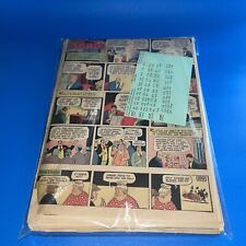 1956-59 Little Orphan Annie Newspapr Comic Full Pg Missing Many Dates 14x10.3 MR picture