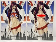 Zenescope Lady Keres Set London Super Comic Convention Exclusive 250 & 100 picture