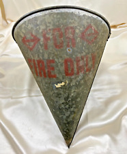 ANTIQUE BUCKET CONE SHAPE, FOR FIRE ONLY, SAND, WATER, VERY OLD COLLECTABLE picture