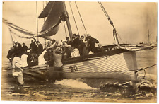 James Valentine, Sailing Ship, Coming Shore Vintage Albumin Print Album Print picture