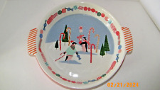 George & Viv by Anthropologie Very Merry Pie Dish Pristine picture