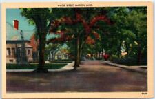 Postcard - Water Street, Marion, Massachusetts picture