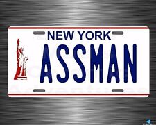 New York Seinfeld  Kramer ASSMAN proctologist  License Plate  Read Description picture