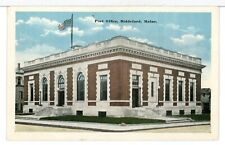 1915 - 1930 United States Post Office, Biddeford, Mine Postcard picture