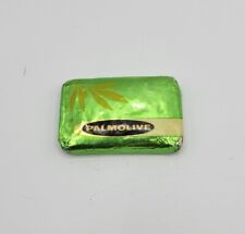 Vintage Alitalia Airlines Green Metallic Foil Wrapped Palmolive Bar Soap picture