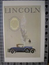 1926 LINCOLN CAR AUTO SPORT FORD ROADSTER ROMANCE LOVE COLE COUPE FE74FE074 picture