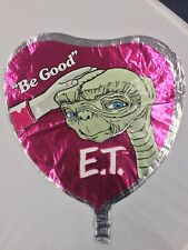 1980-1980 Vintage E.T. Extra Terrestrial Mylar Balloon Valentines Love picture