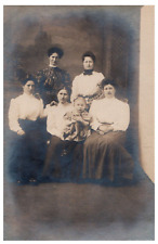 New Hampshire family Robt Fischer; H W Osgood Photo Pittsfield NH RPPC Postcard picture