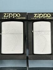 Vintage 2000 Salem Cigarettes Logo His & Hers Zippo Lighter Set NEW Rare picture