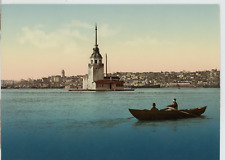 P.Z. Turkey, Constantinople, Tour de Lfander Vintage print, Turkey photochro picture