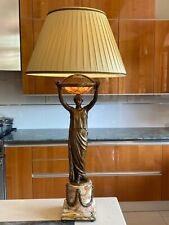 MAGNIFICENT 19C FRENCH BRONZE MARBLE AND ALABASTER LAMP MUST SEE picture