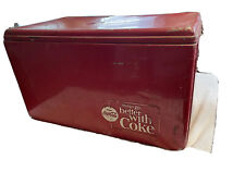 1950's-60's Original Coca-Cola Things Go Better with Coke Ice Chest Cooler picture