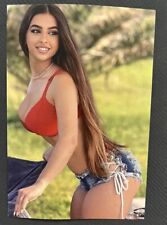 Photo Hot Sexy Beautiful Woman Short Tight Shorts Round Bottom 4x6 Picture picture