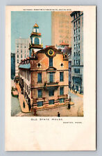 c1900s UDB Postcard Old State House Boston Mass Unused Franklin 300 1c Stamp picture
