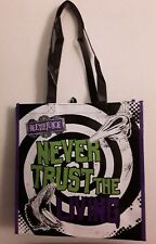 Beetlejuice Never Trust The Living Brightly Colored Halloween Tote Bag New picture