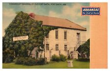 Vtg Commissary building of old Fort Smith Arkansas MWM Postcard #546 picture