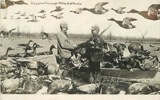 Postcard C-1910 Duck hunting Martin Exaggeration North American RPPC 23-2072 picture