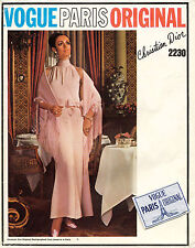 1960's VOGUE  Evening Dress Christian Dior w/Label Pattern 2230 Size 16 picture