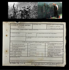Original June 1966 Vietnam War KIA - WIA - MIA Casualty Report USMC Army picture