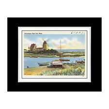 Art Print - Massachusetts Postcard - Picturesque Cape Cod, Mass. picture