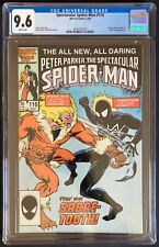 Spectacular Spider-Man #116 CGC 9.6. (Marvel 1986). 1st The Foreigner. picture