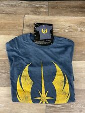 Star Wars Loot Crate 2017 Navy Blue Jedi Symbol Shirt Lootwear Size L Large picture