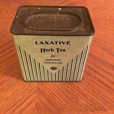 Vintage Zanol Tin Laxative Herb Tea RARE EXCELLENT Condition 1930's 40s picture