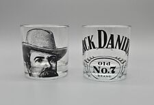 NEW Set of (2) Jack Daniels Old No.7 Whiskey Rocks Drinking Glasses  picture