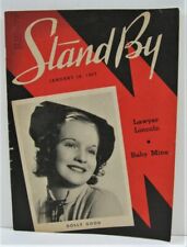 1937 Stand By Magazine Dolly Good Cover WLS Radio Prairie Farmer Chicago picture
