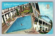 Hollywood CA-California, Hollywood Colonial Motor Hotel, Vintage Postcard picture