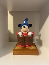 Vintage Walt Disney World Fantasia Sorcerers Apprentice Mickey Mouse Vinyl Bank picture