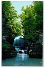 c1970s The Basin Montour Falls Chequagah Falls, Watkins Glen NY Postcard picture