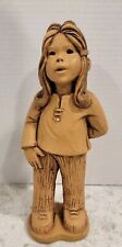 Lee Bortin 10 inch Sculpture - Little Girl - Vintage   picture
