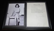 Helen Gurley Brown Signed Framed 12x18 Chicken Recipe & Photo Display picture