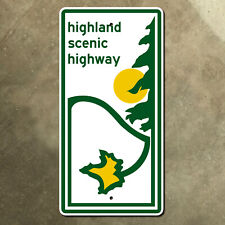 West Virginia Highland Scenic Highway marker road guide sign route 150 12x24 picture