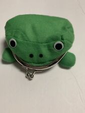 Naruto Inspired Gama-Chan Frog Toad Coin Purse 4”x4” Cosplay Gift Wallet picture